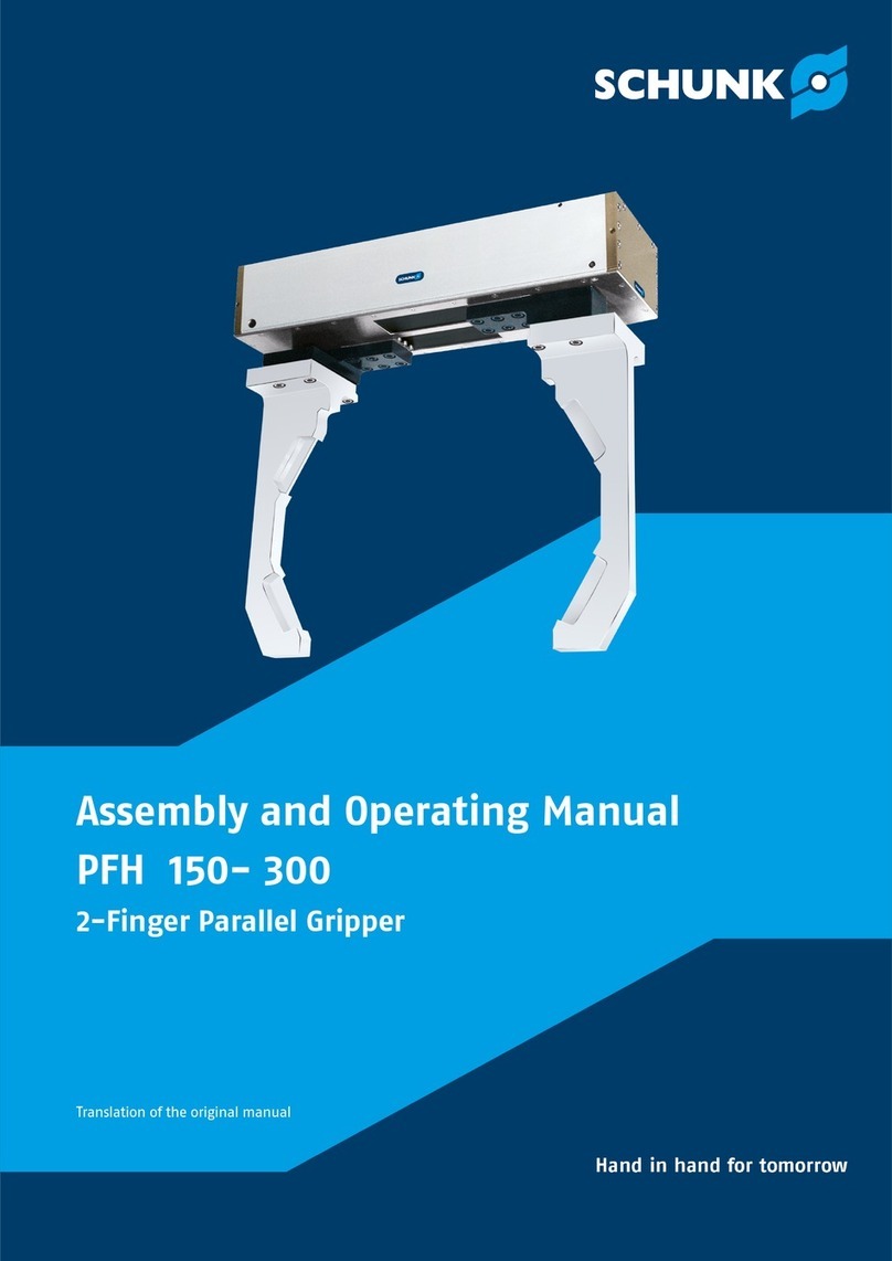SCHUNK PFH 150 User instructions