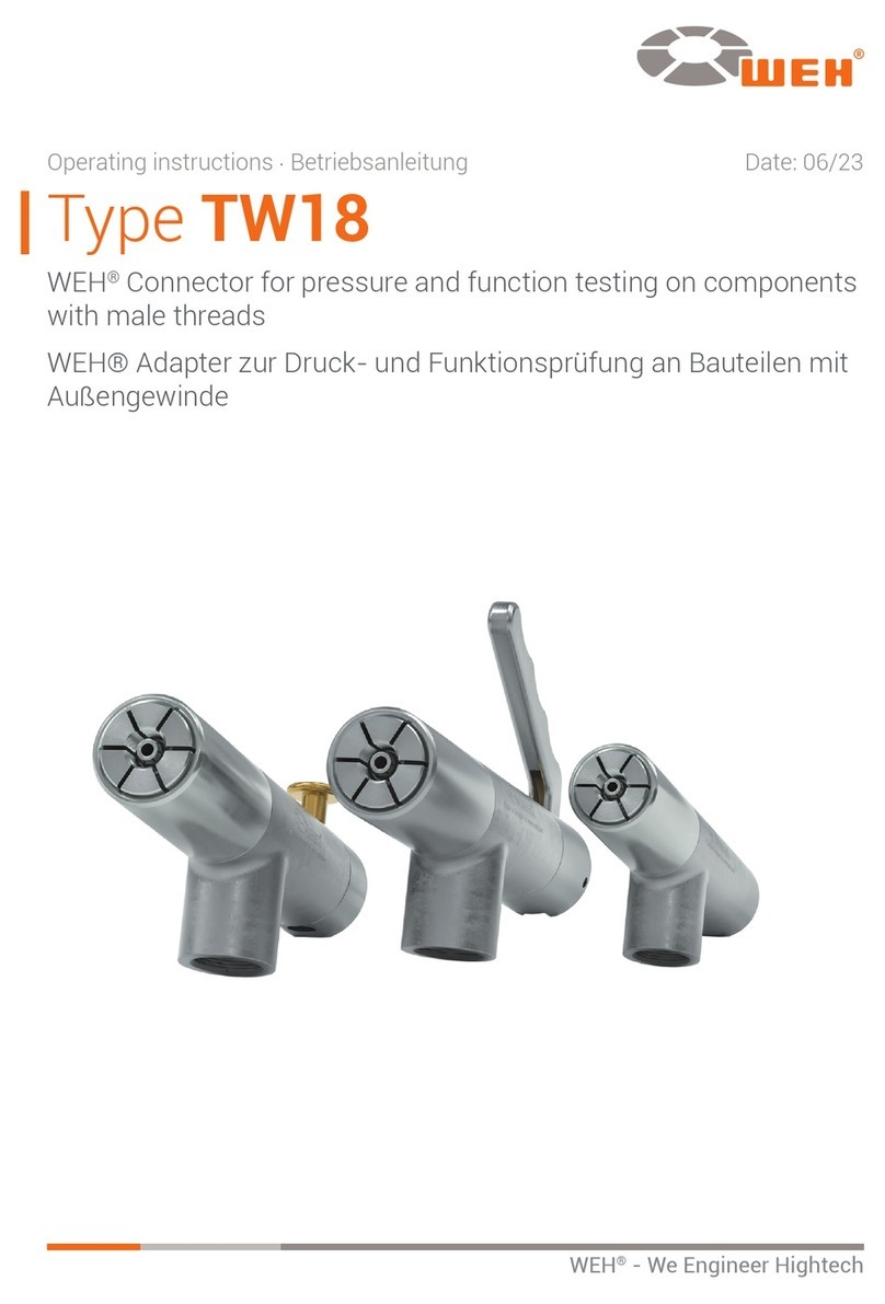 Weh TW18 User manual