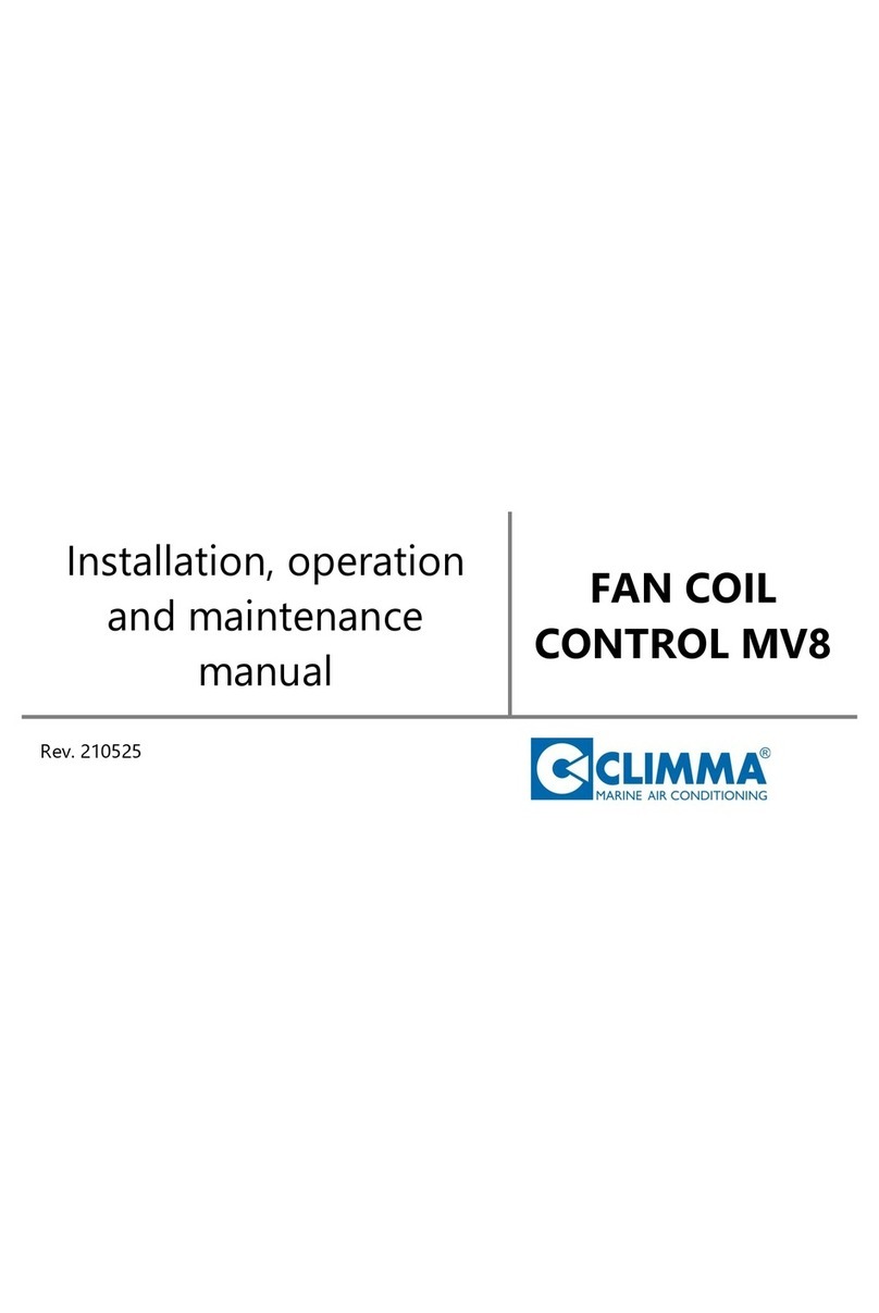 Climma MV8 Installation, operation and maintenance manual