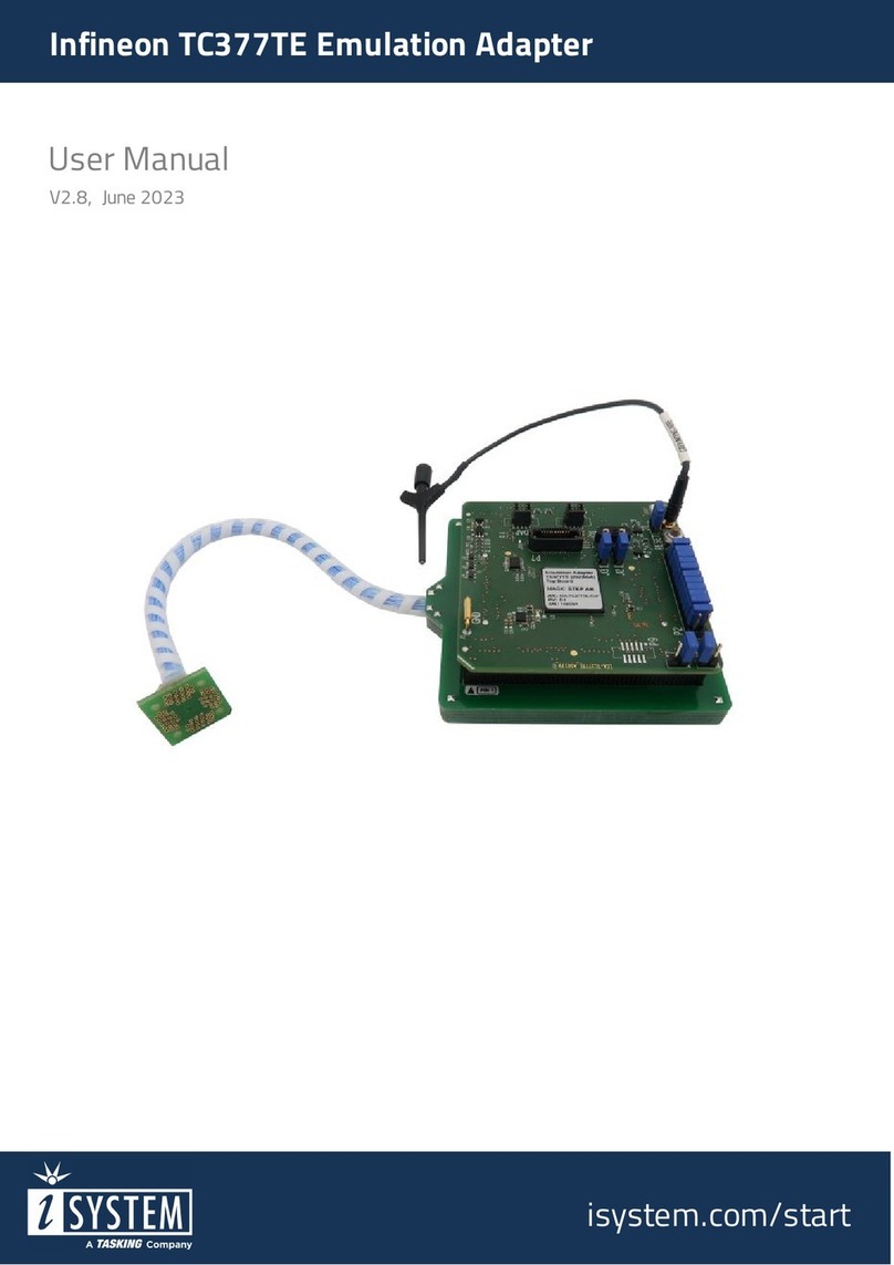 TASKING iSYSTEM Infineon TC377TE User manual