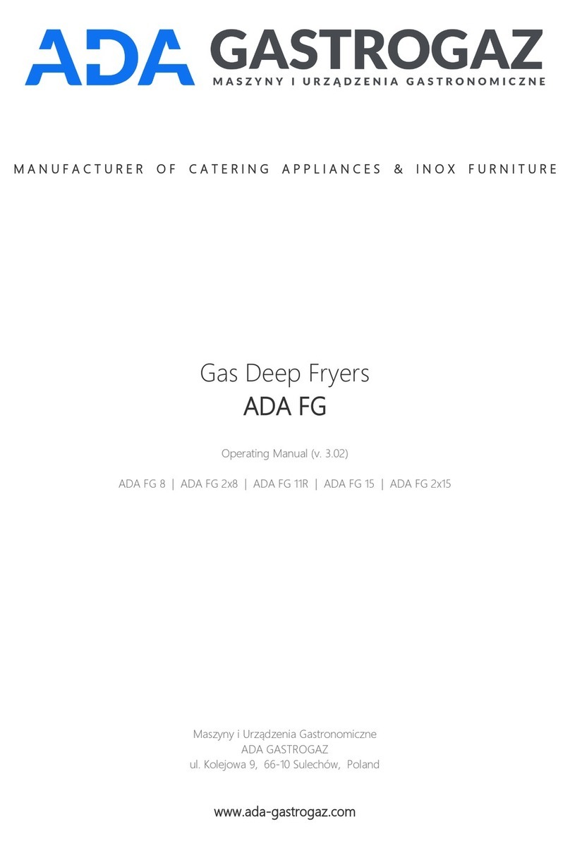 ADA GASTROGAZ ADA FG 8 operating manual