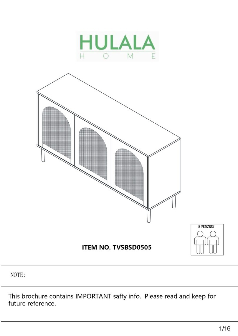 HULALA HOME TVSBSD0505 User manual HULALA HOME TVSBSD0505 User manual