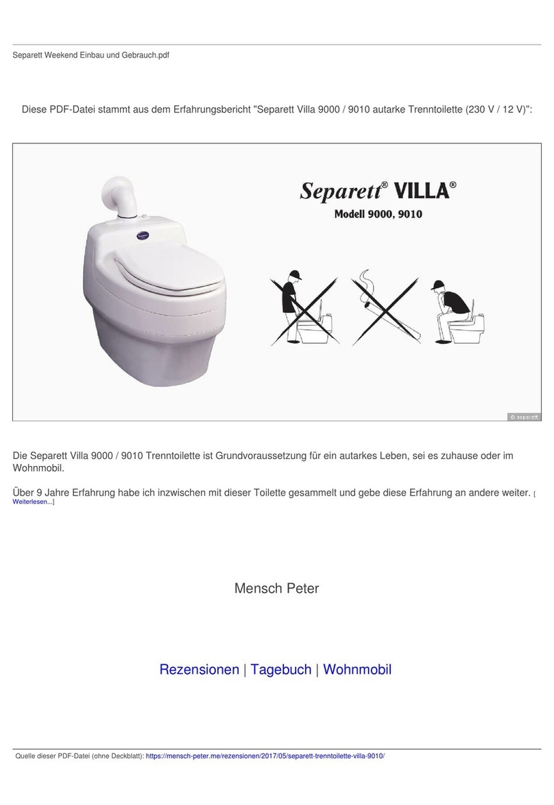 Separett Villa 9000 manual