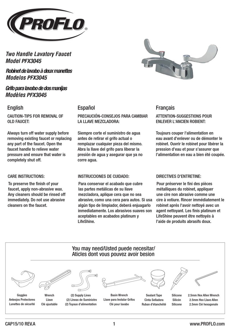 ProFlo PFX3045 User manual