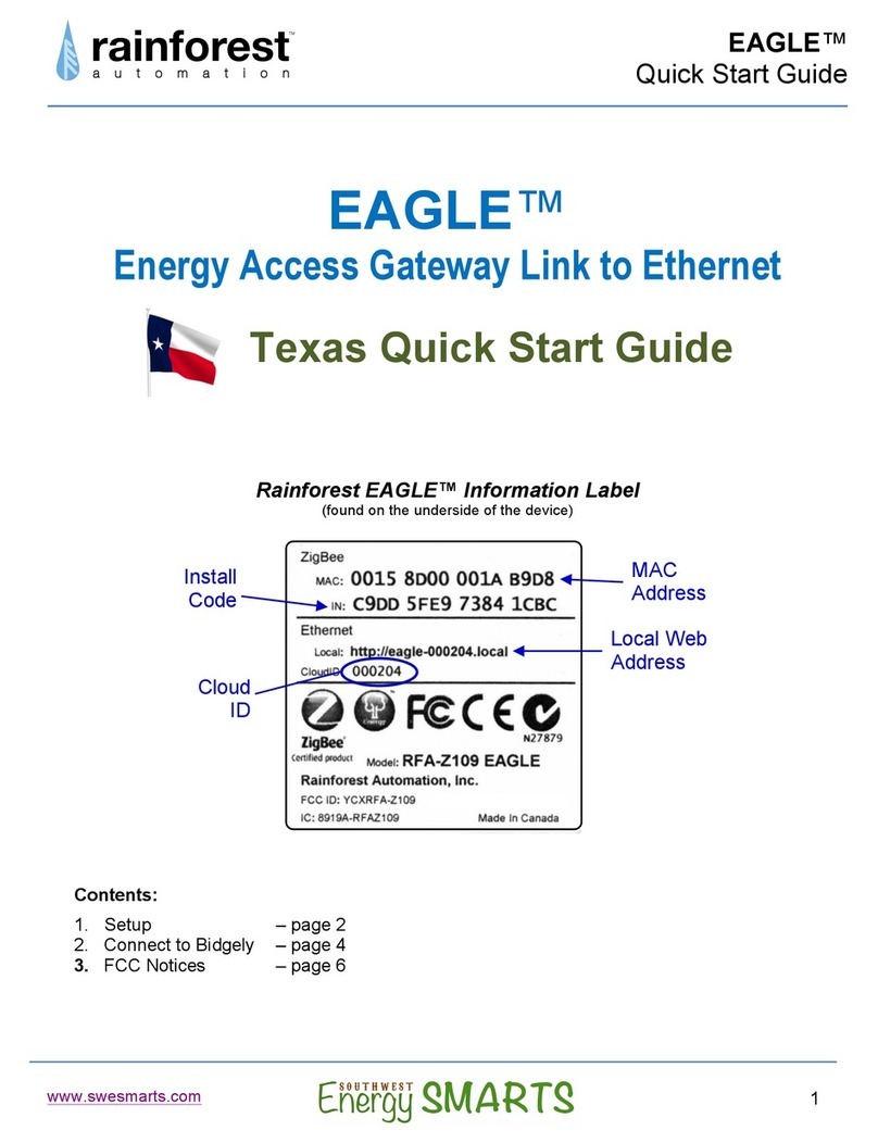 Rainforest Automation EAGLE quick start guide