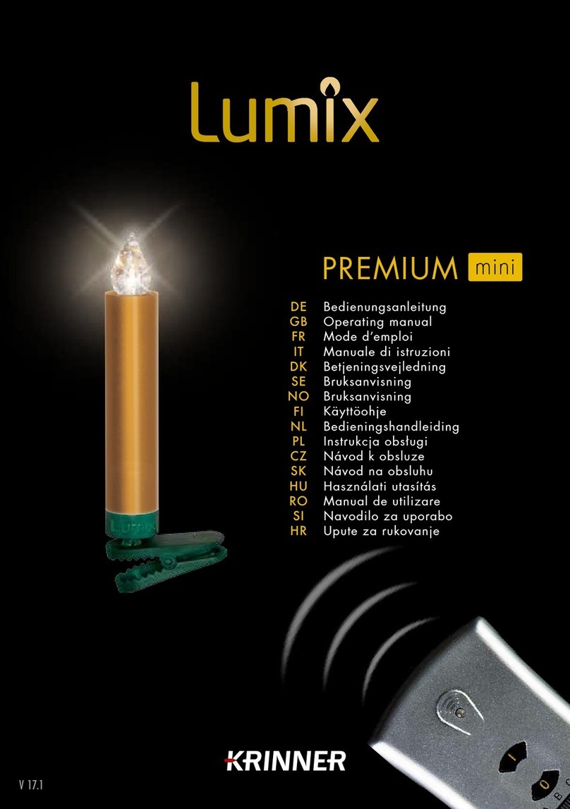 KRINNER Lumix PREMIUM mini operating manual