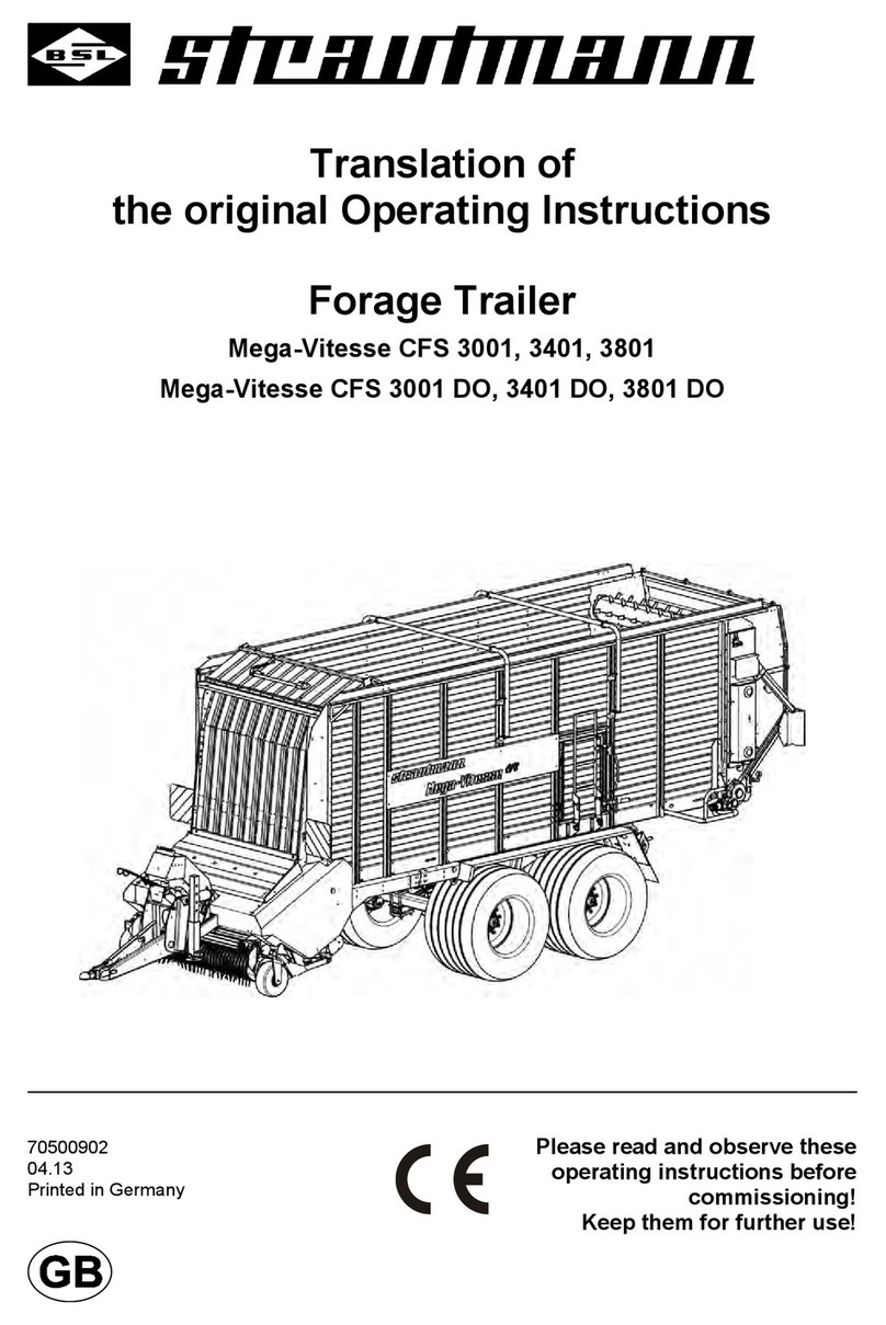 BSL Strautmann Mega-Vitesse CFS 3001 Translation of the original operating instructions