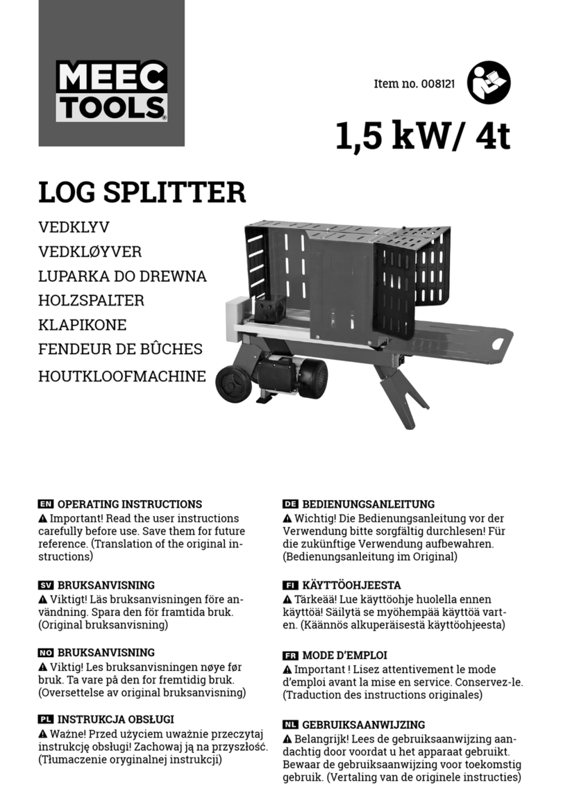 Meec tools 008121 operating instructions