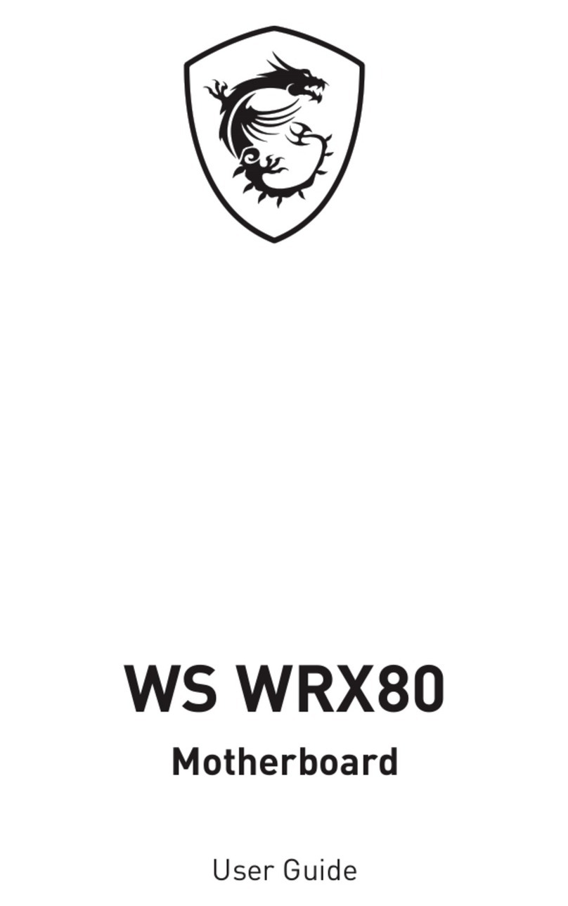 MSI WS WRX80 User manual