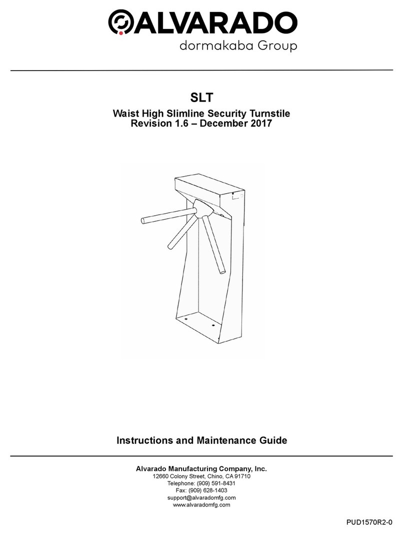 Alvarado SLT Installation Instructions and Maintenance Guide