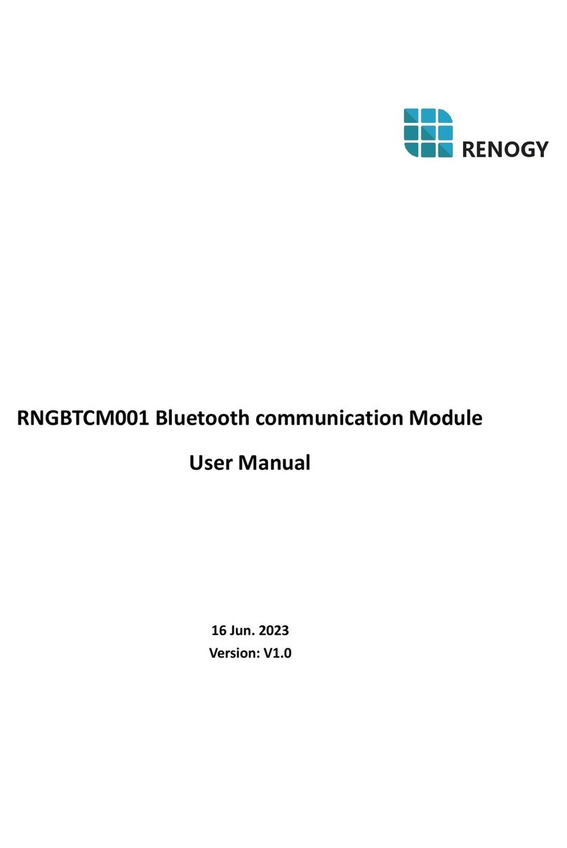Renogy RNGBTCM001 user manual