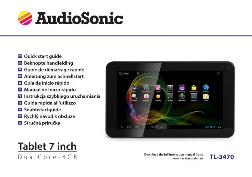 AudioSonic TL-3470 User manual