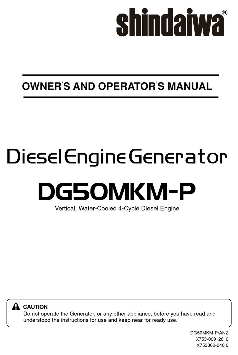 Shindaiwa DG50MKM-P Owner's and operator's manual Shindaiwa DG50MKM-P Owner's and operator's manual