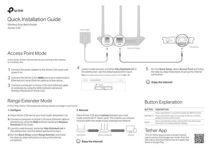 TP-Link Archer C20 User manual