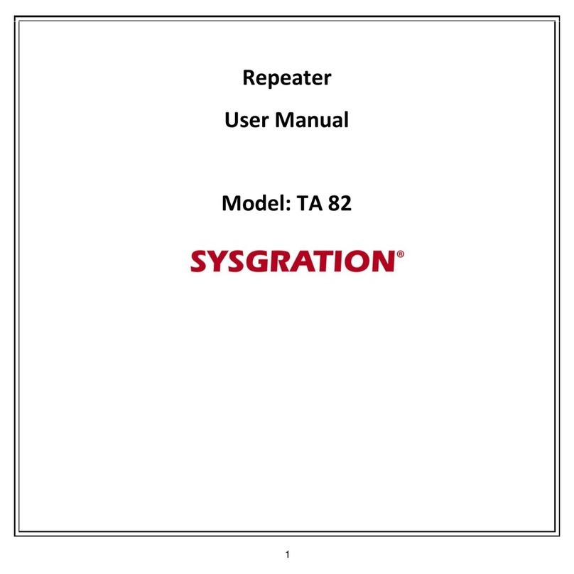 Sysgration TA 82 user manual