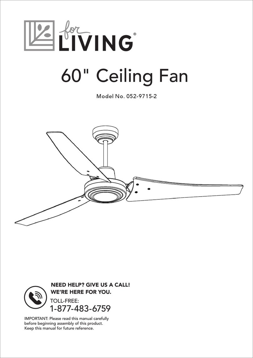 for Living 052-9715-2 manual