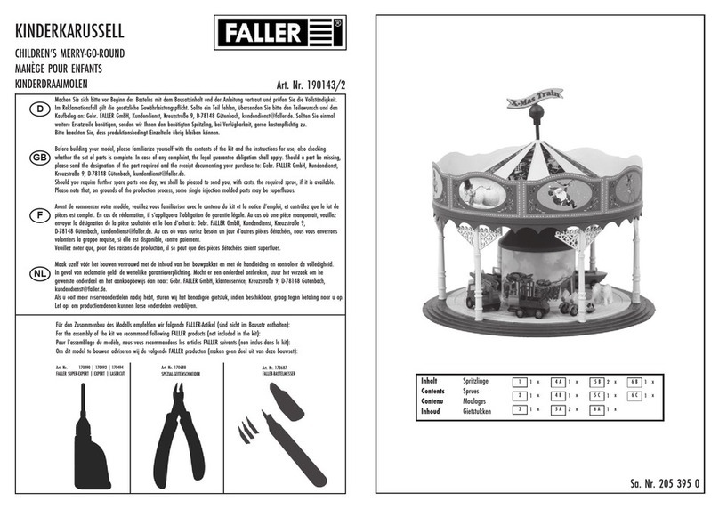 Faller 190143/2 instructions