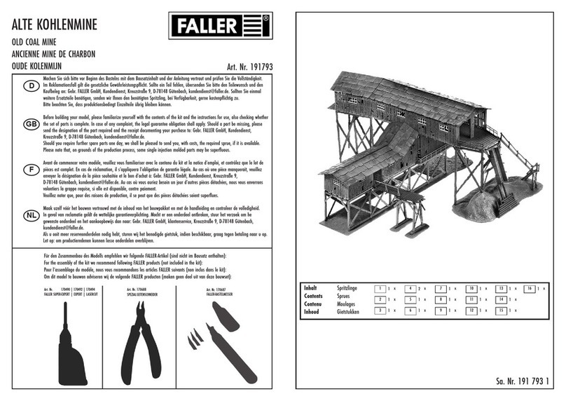 Faller 191793 User manual