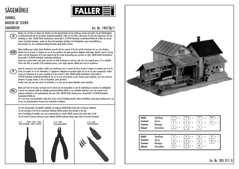 Faller 190138/1 User manual