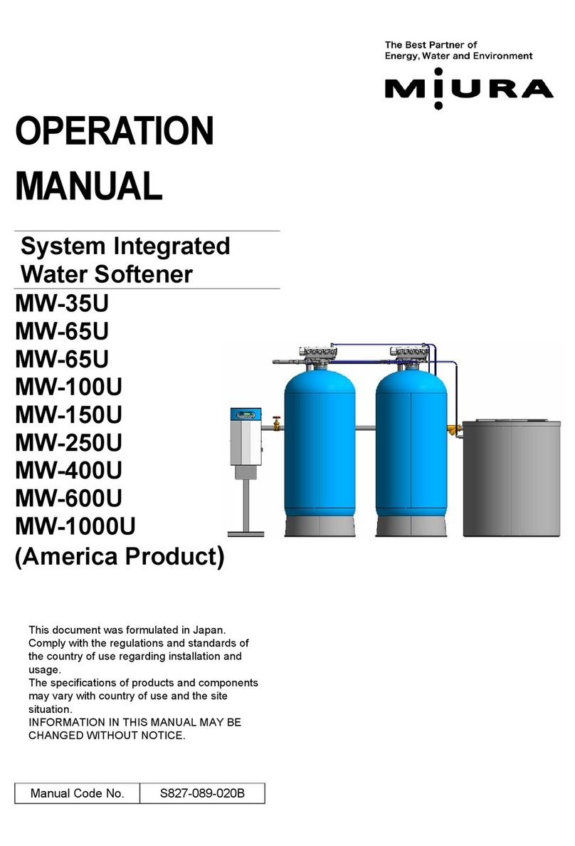 Miura MW-35U Operation manual
