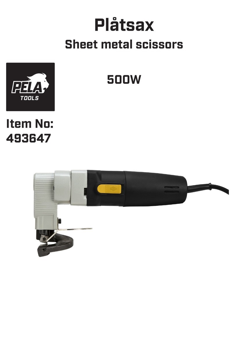 pela tools SH1-25 manual