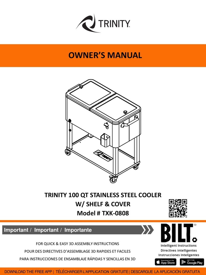 Bilt TRINITY TXK-0808 owner's manual