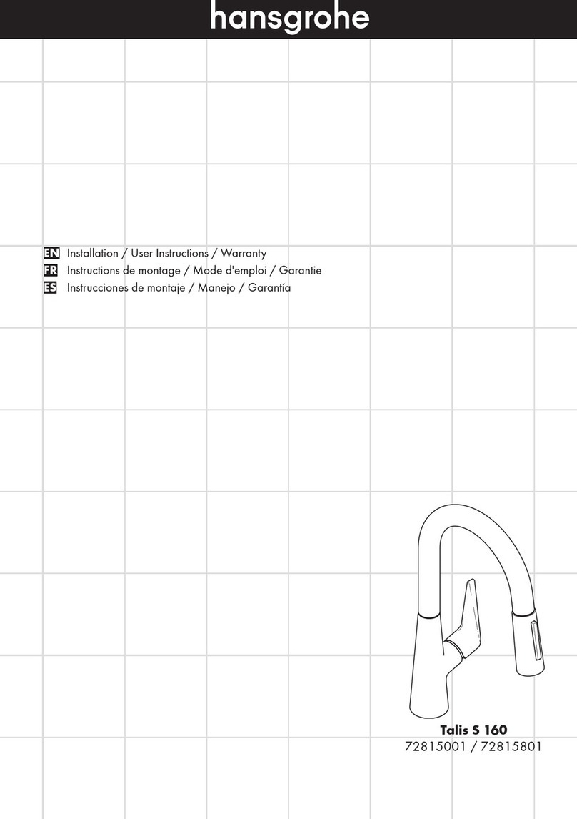 Hans Grohe Talis S 160 72815001 Instruction Manual