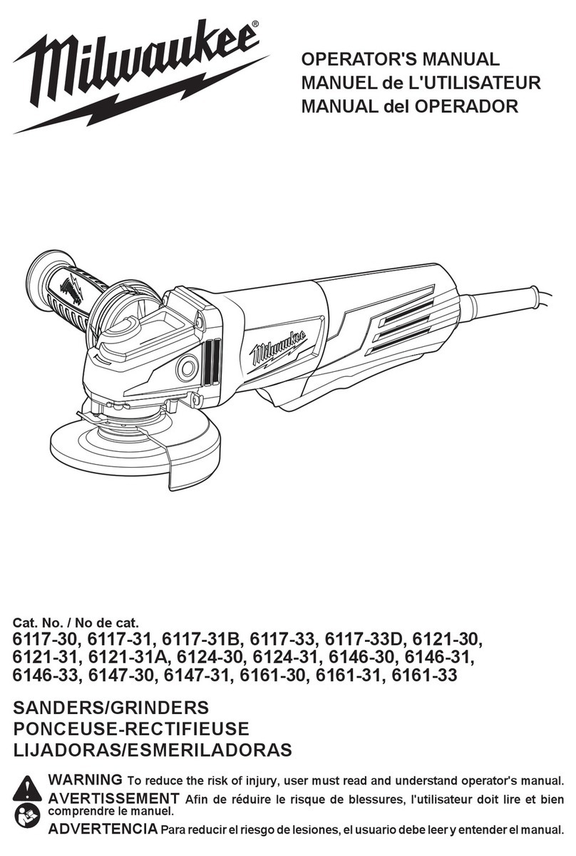 Milwaukee 6117-31B Operator's manual