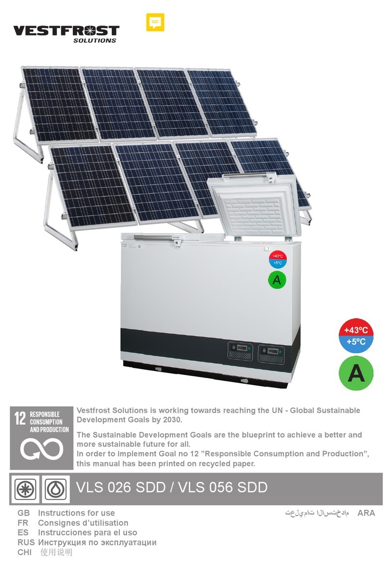 Vestfrost VLS 026 SDD Instructions for use