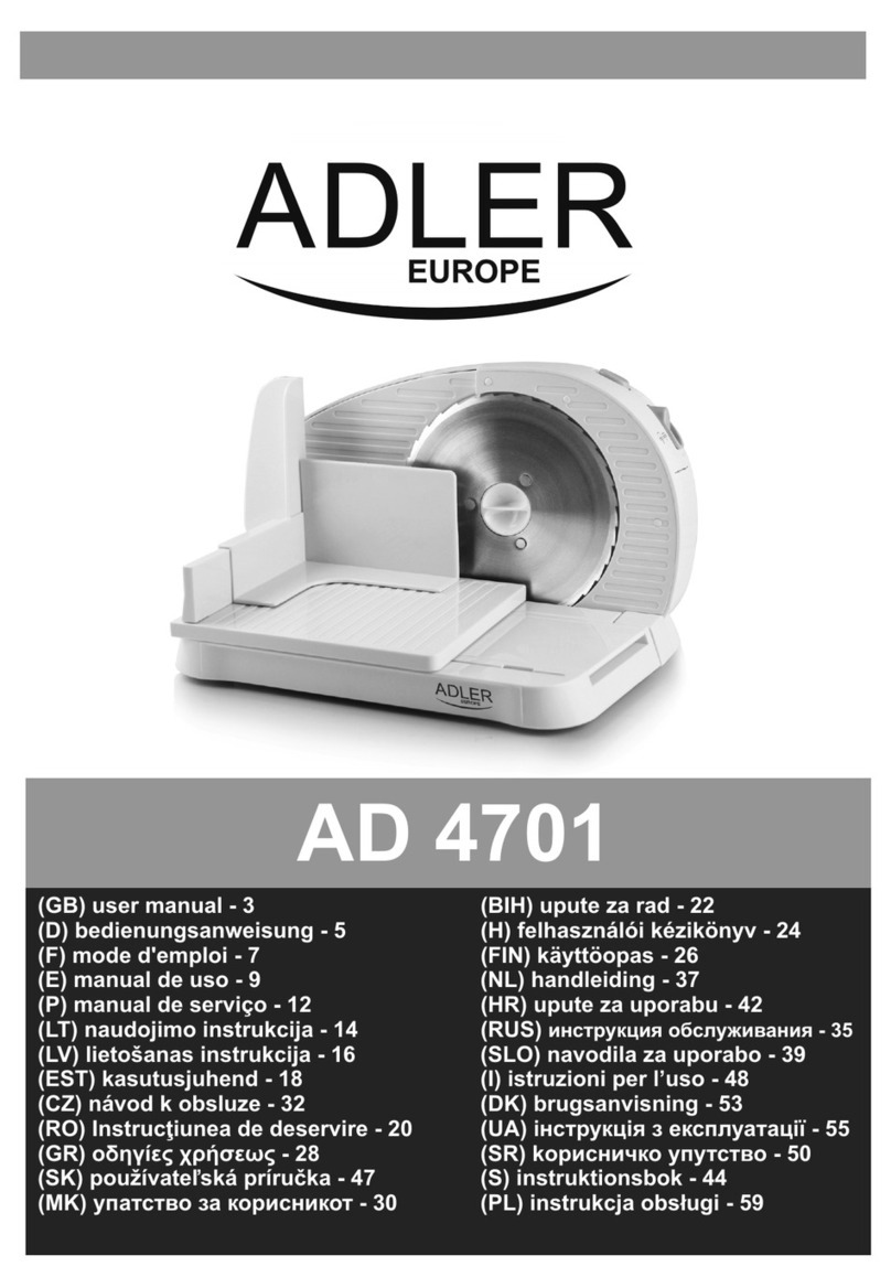 Adler Europe AD 4701 user manual