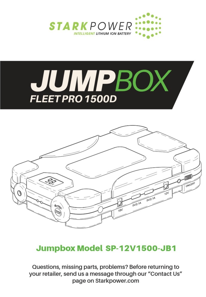 Starkpower JUMPBOX FLEET PRO 1500D manual