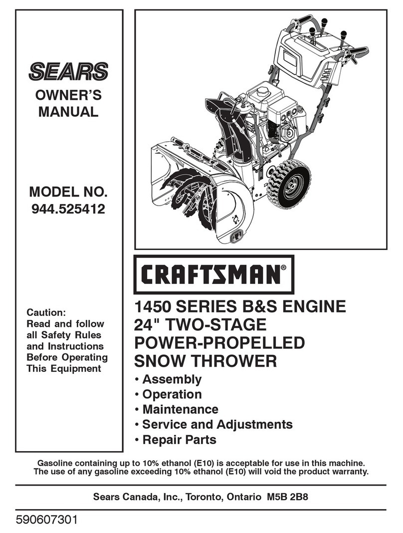 Sears CRAFTSMAN 1450 Series User manual