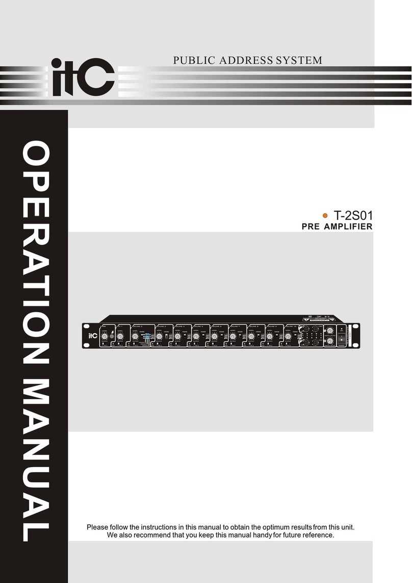 ITC T-2S01 Operation manual
