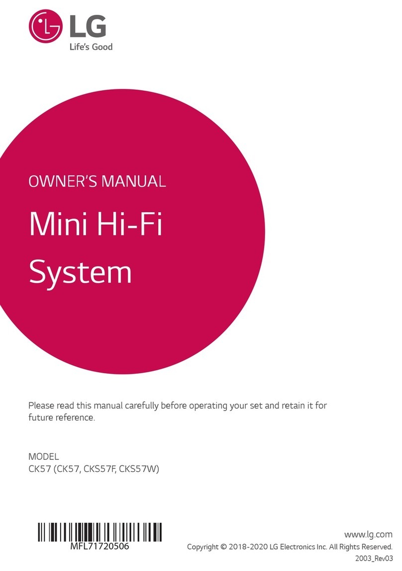 LG CKS57F User manual