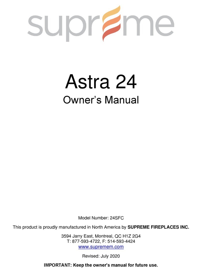 SUPREME Astra 24 owner's manual SUPREME Astra 24 owner's manual