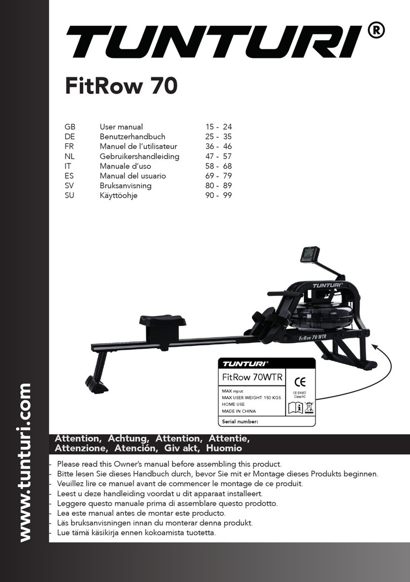 Tunturi FitRow 70 User manual