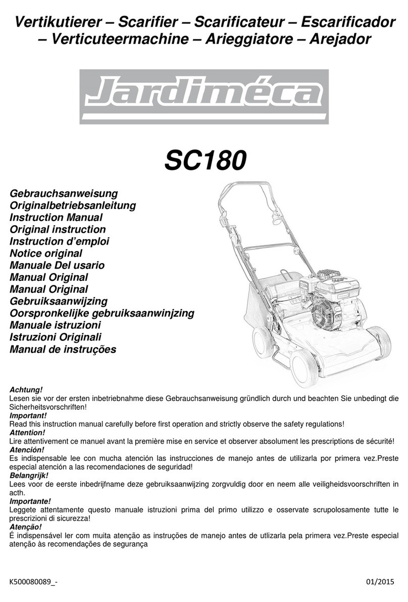 Jardimeca SC180 instruction manual
