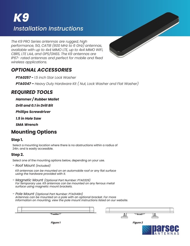 Parsec Antennas K9 installation instructions