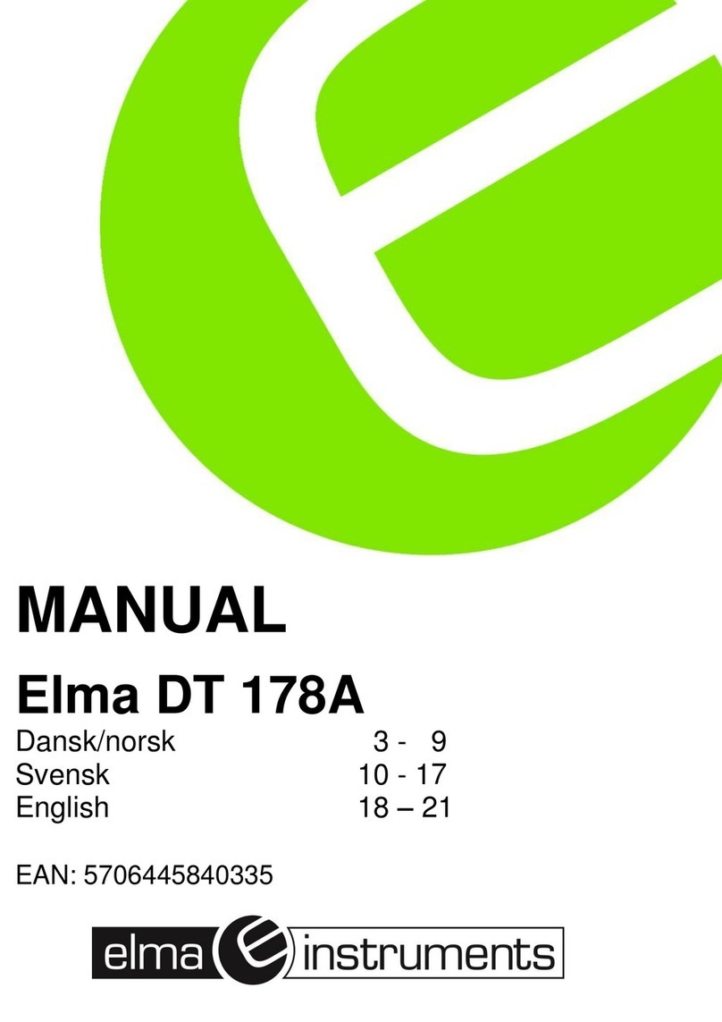 Elma Instruments DT 178A manual