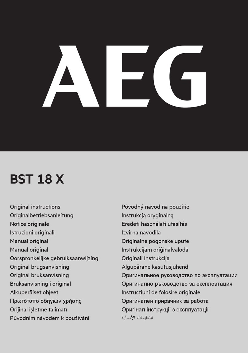 AEG BST18X-LI401B User manual