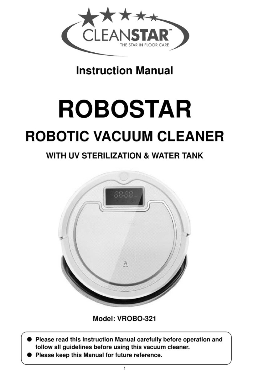 CleanStar ROBOSTAR VROBO-321 instruction manual