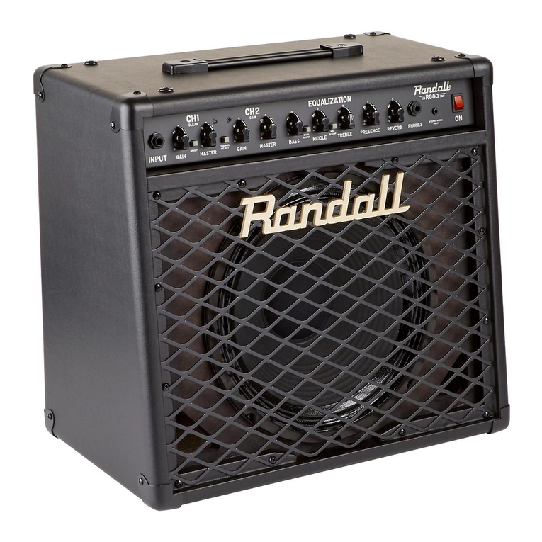 Randall RG80 user manual