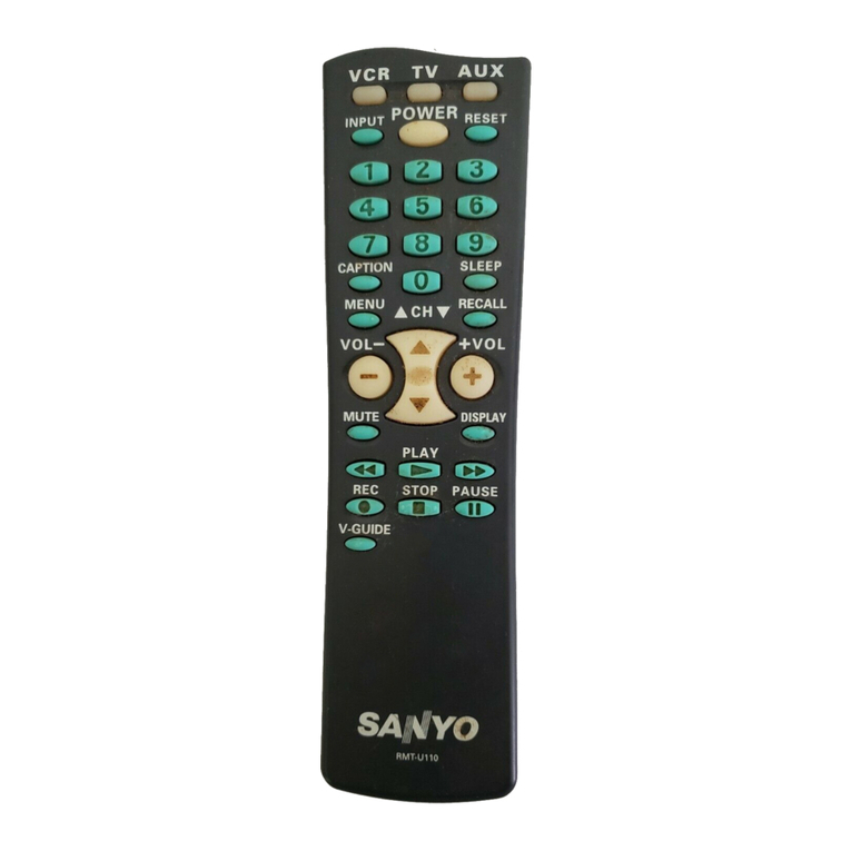 Sanyo Moonlight RMT-U110 user manual