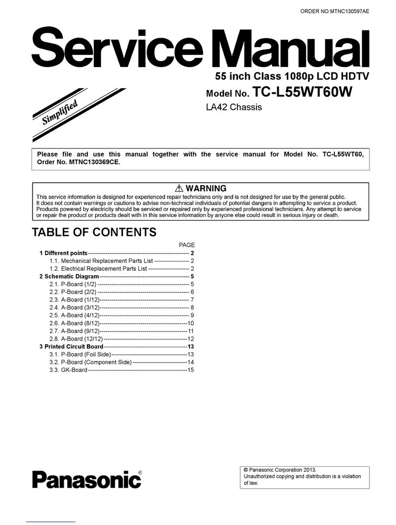 Panasonic TC-L55WT60W User manual
