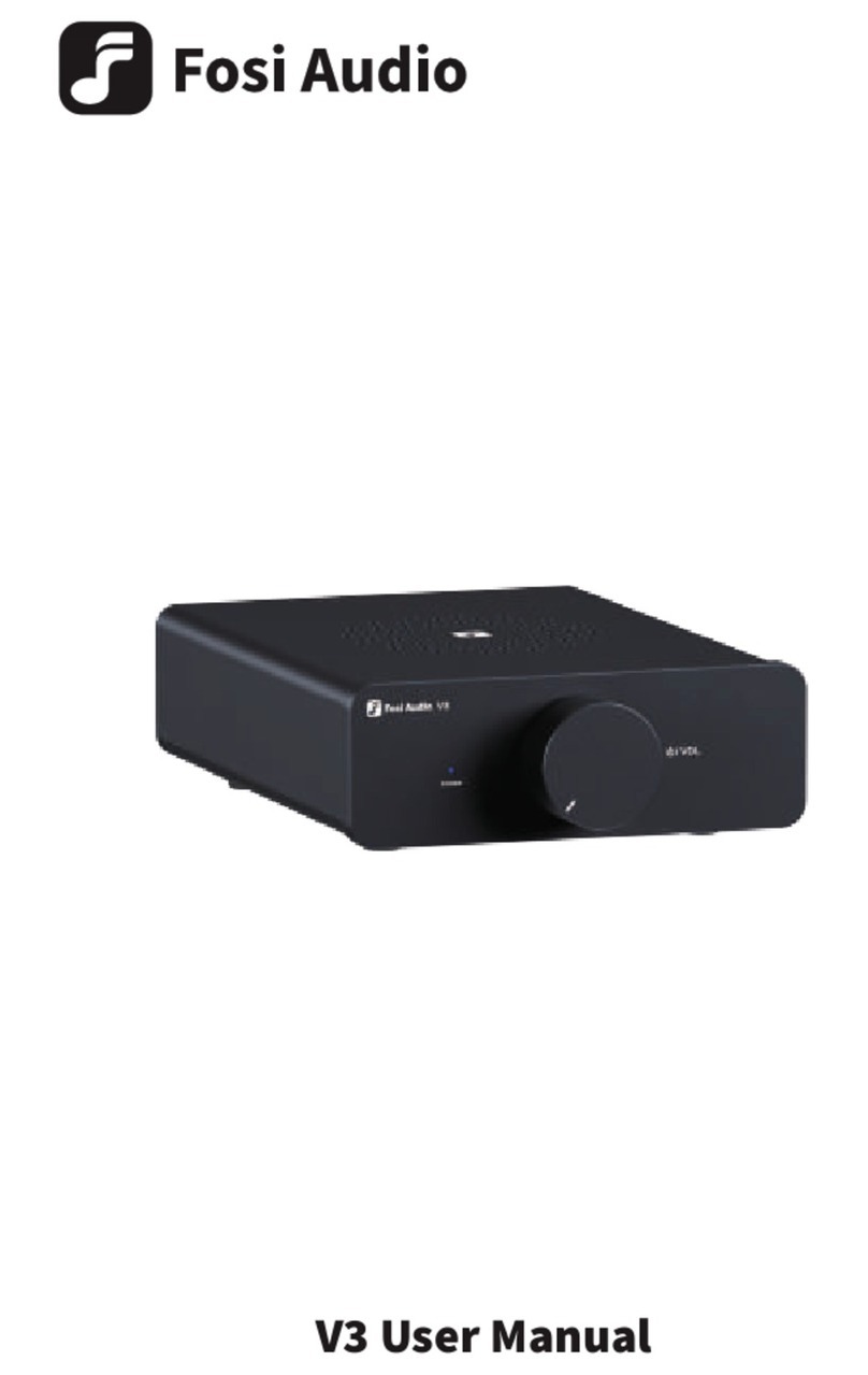 Fosi Audio V3 BLACK+32V user manual