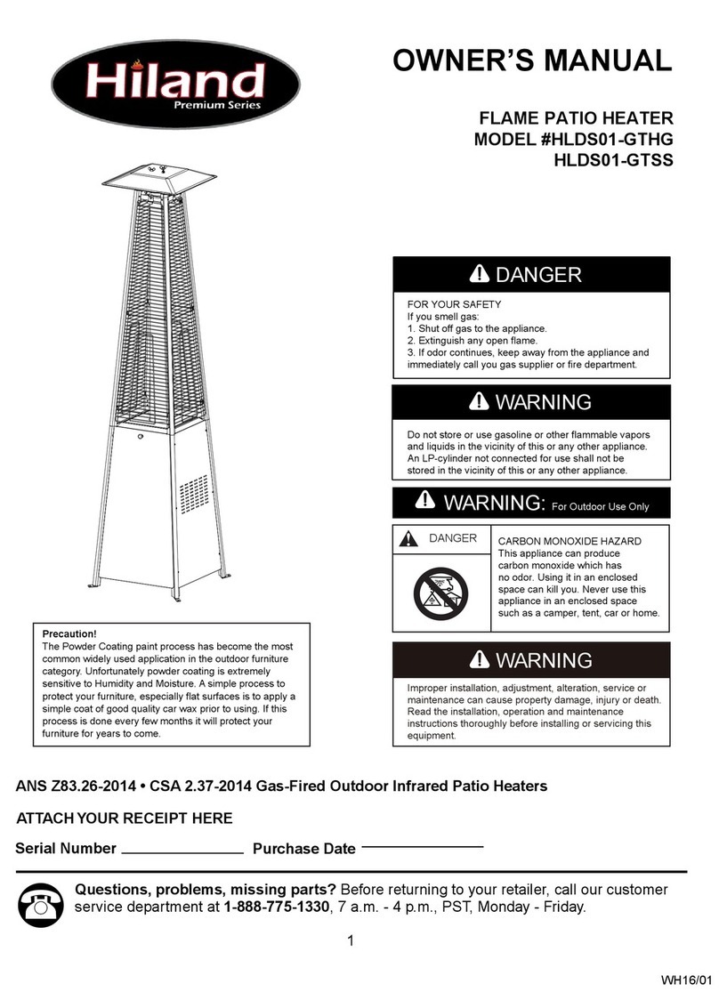 Hiland HLDS01-GTSS owner's manual