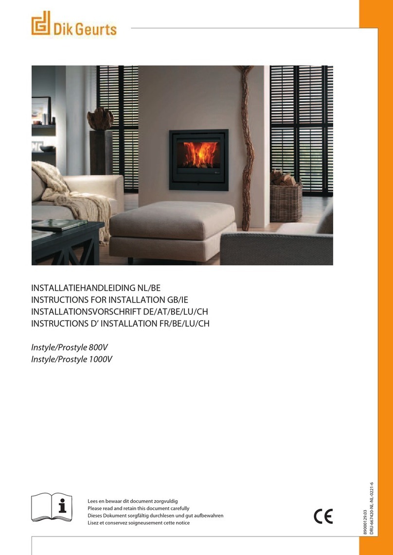Dik Geurts Instyle 800V Next User manual