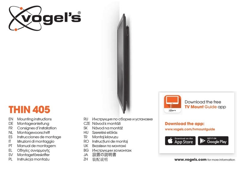 VOGELS THIN 405 User manual VOGELS THIN 405 User manual