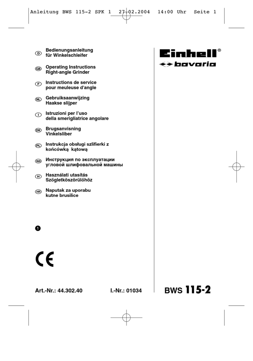 EINHELL Bavaria BWS 115-2 User manual