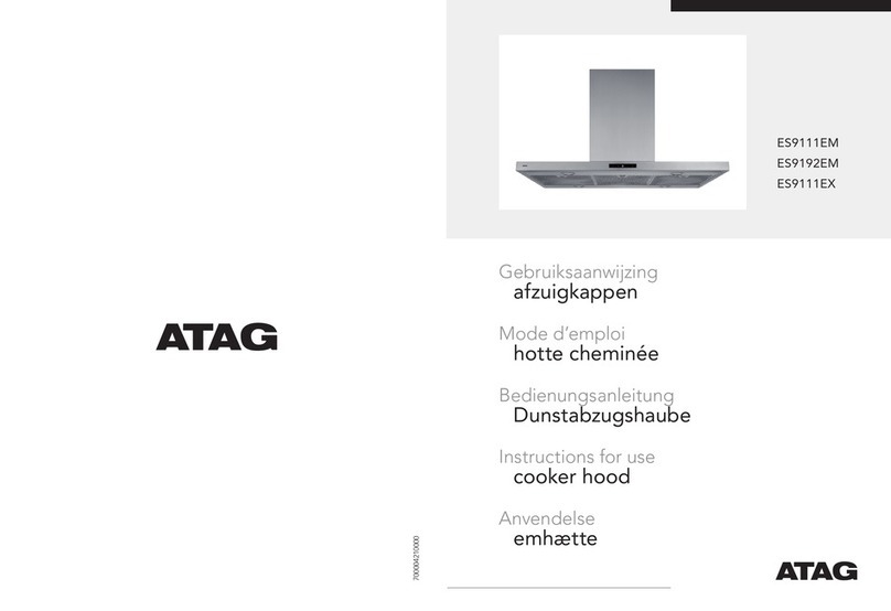Atag ES9111EM User manual